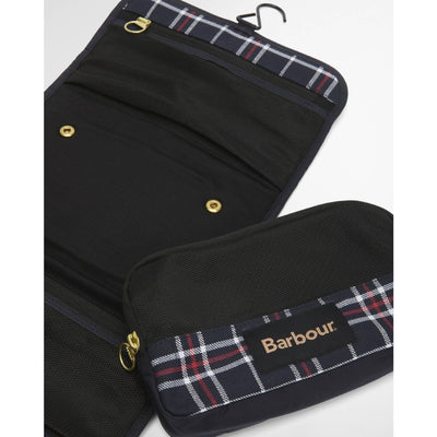 Barbour Transport Hanging Washbag Navy