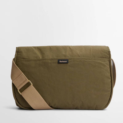Barbour Transport Riever Crossbody Bag Dusky Green