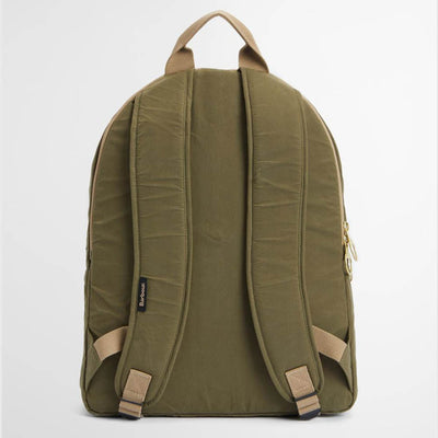 Barbour Transport Zip Closure Backpack Dusky Green