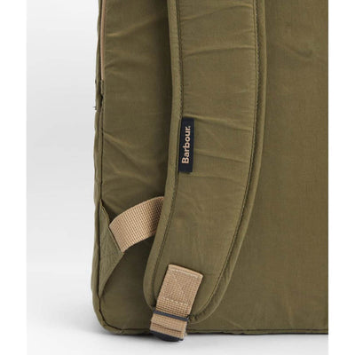 Barbour Transport Zip Closure Backpack Dusky Green