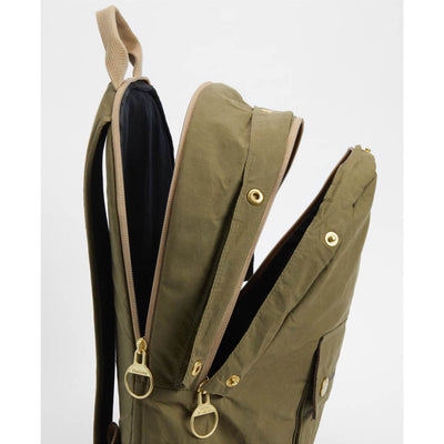 Barbour Transport Zip Closure Backpack Dusky Green