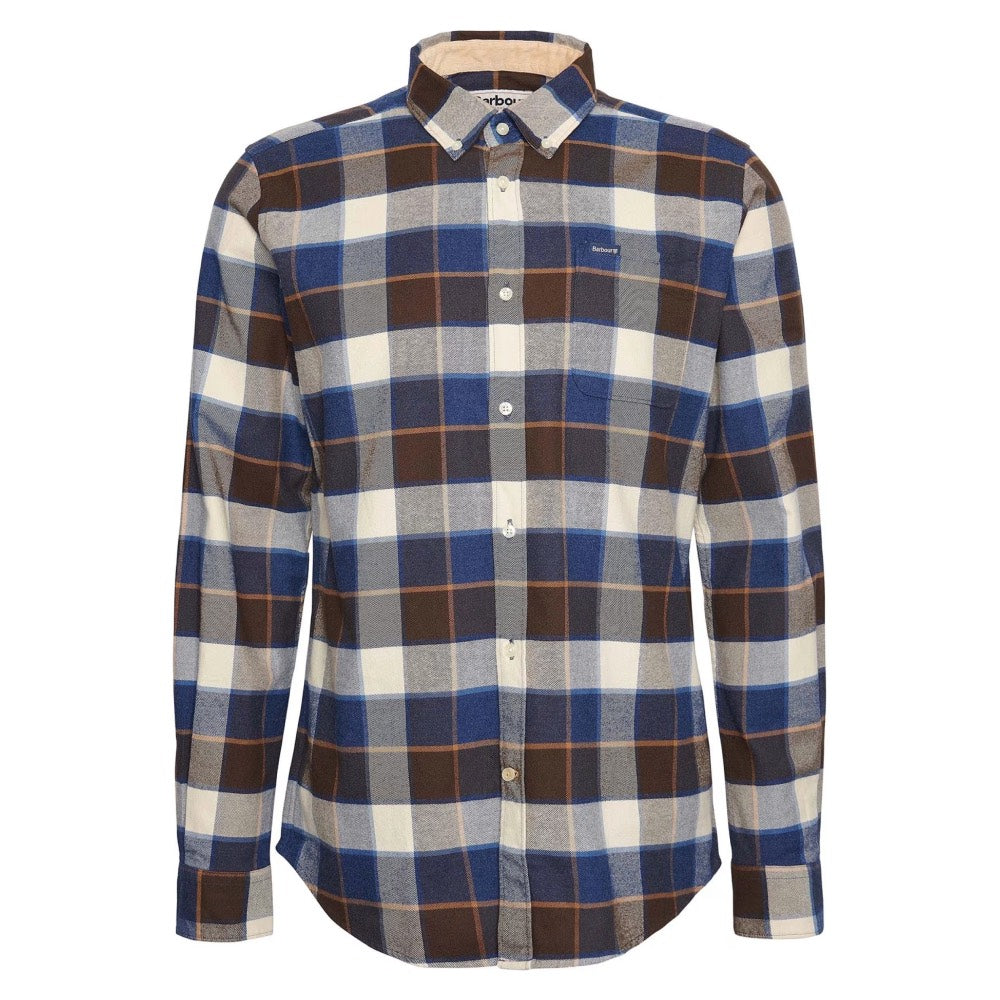 Barbour Valley Tailored Check Shirt Ecru