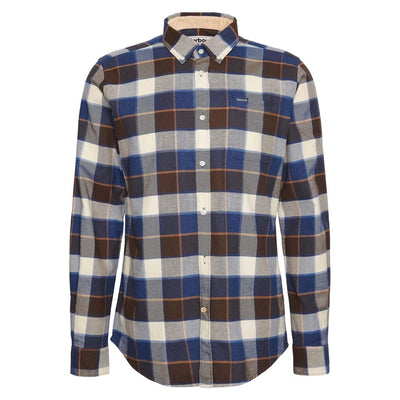 Barbour Valley Tailored Check Shirt Ecru