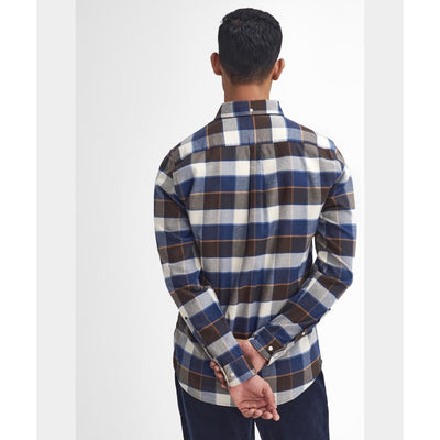 Barbour Valley Tailored Check Shirt Ecru