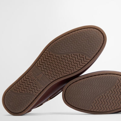 Barbour Men's Wake Boat Shoes Cognac