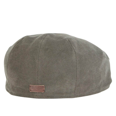 Barbour Waterproof Beaufort Flat Cap Dark Olive