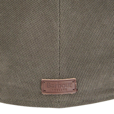 Barbour Waterproof Beaufort Flat Cap Dark Olive