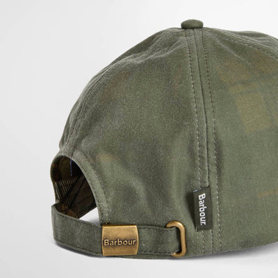 Barbour Wax Sports Cap Light Moss