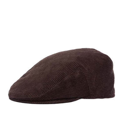 Barbour Westdale Cord Flat Cap Brown