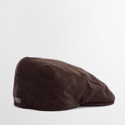 Barbour Westdale Cord Flat Cap Brown