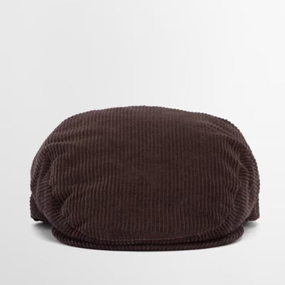 Barbour Westdale Cord Flat Cap Brown