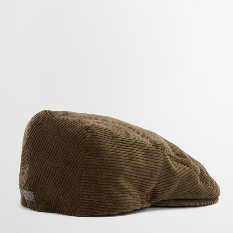 Barbour Westdale Cord Flat Cap Olive