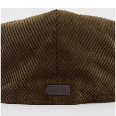 Barbour Westdale Cord Flat Cap Olive
