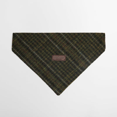 Barbour Wilkin Dog Bandana Olive Check