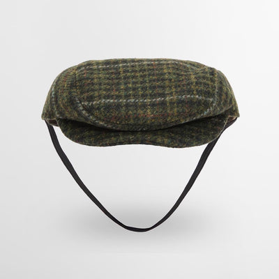 Barbour Wilkin Dog Flat Cap Olive Check