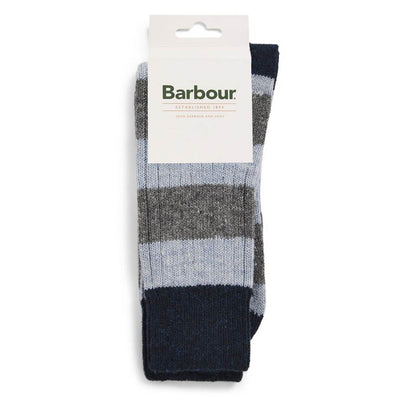 Barbour Houghton Stripe Socks Blue / Grey