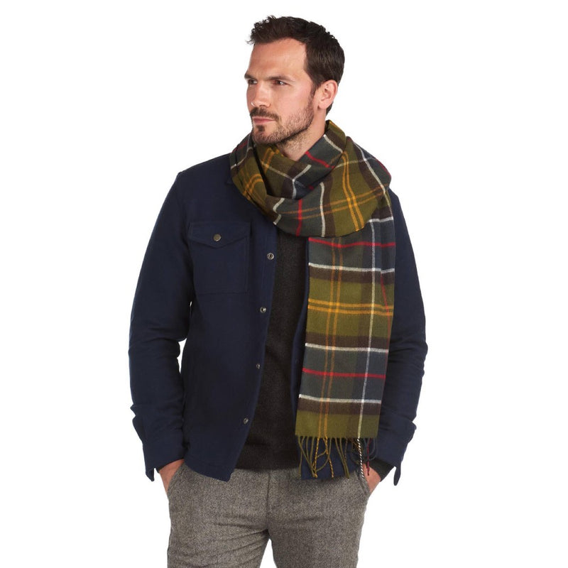 Barbour Yaxley Tartan Scarf Classic Tartan