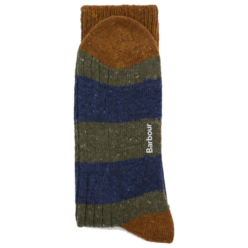 Barbour Houghton Stripe Socks Thyme