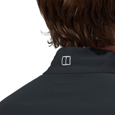 Berghaus Mens 24/7 Tech Base Tee Long Sleeve Half Zip Black