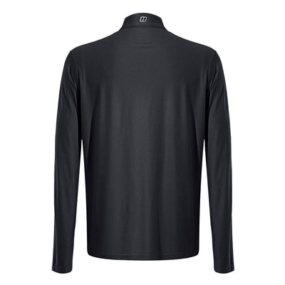 Berghaus Mens 24/7 Tech Base Tee Long Sleeve Half Zip Black