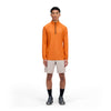 Berghaus Mens 24/7 Tech Tee Long Sleeve Half Zip Orange
