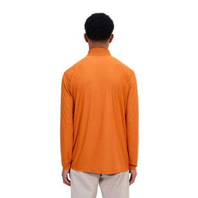 Berghaus Mens 24/7 Tech Tee Long Sleeve Half Zip Orange
