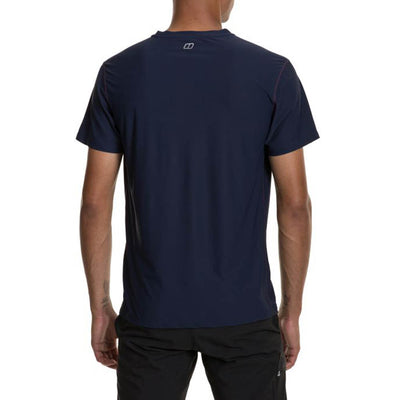 Berghaus Mens 24/7 Tech Tee Super Stretch Crew Dark Blue