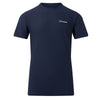 Berghaus Mens 24/7 Tech Tee Super Stretch Crew Dark Blue