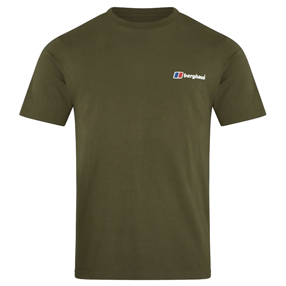 Berghaus Mens Class Logo Tee Dark Green