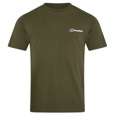 Berghaus Mens Class Logo Tee Dark Green