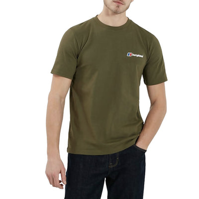Berghaus Mens Class Logo Tee Dark Green
