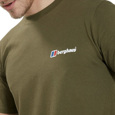 Berghaus Mens Class Logo Tee Dark Green