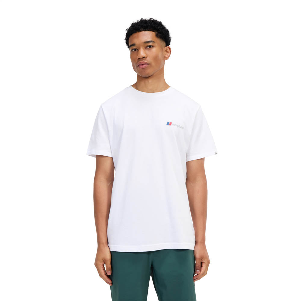 Berghaus Mens Class Logo Tee White