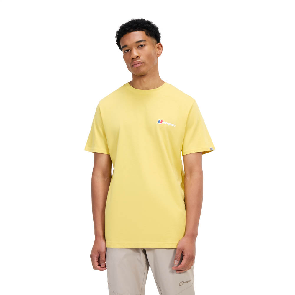 Berghaus Mens Class Logo Tee Yellow