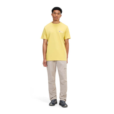 Berghaus Mens Class Logo Tee Yellow