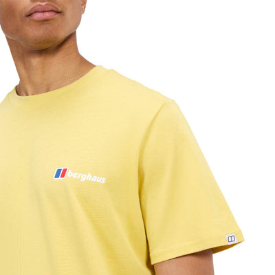 Berghaus Mens Class Logo Tee Yellow