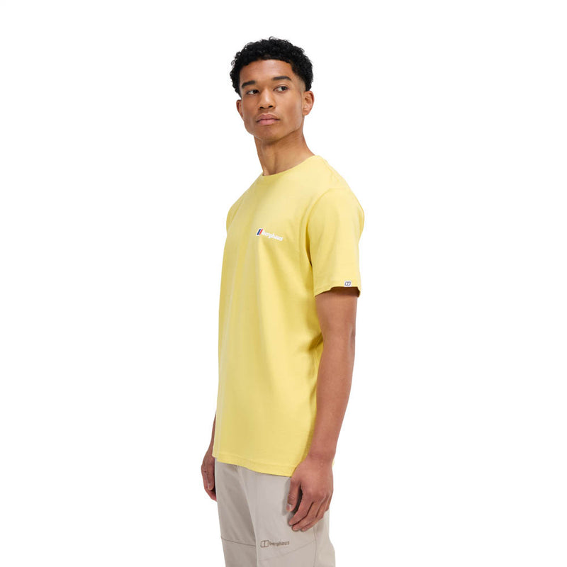 Berghaus Mens Class Logo Tee Yellow