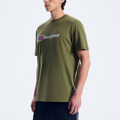 Berghaus Mens Class XL-Logo T-Shirt Dark Green