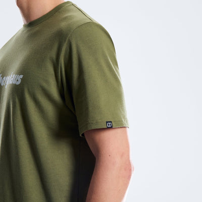 Berghaus Mens Class XL-Logo T-Shirt Dark Green