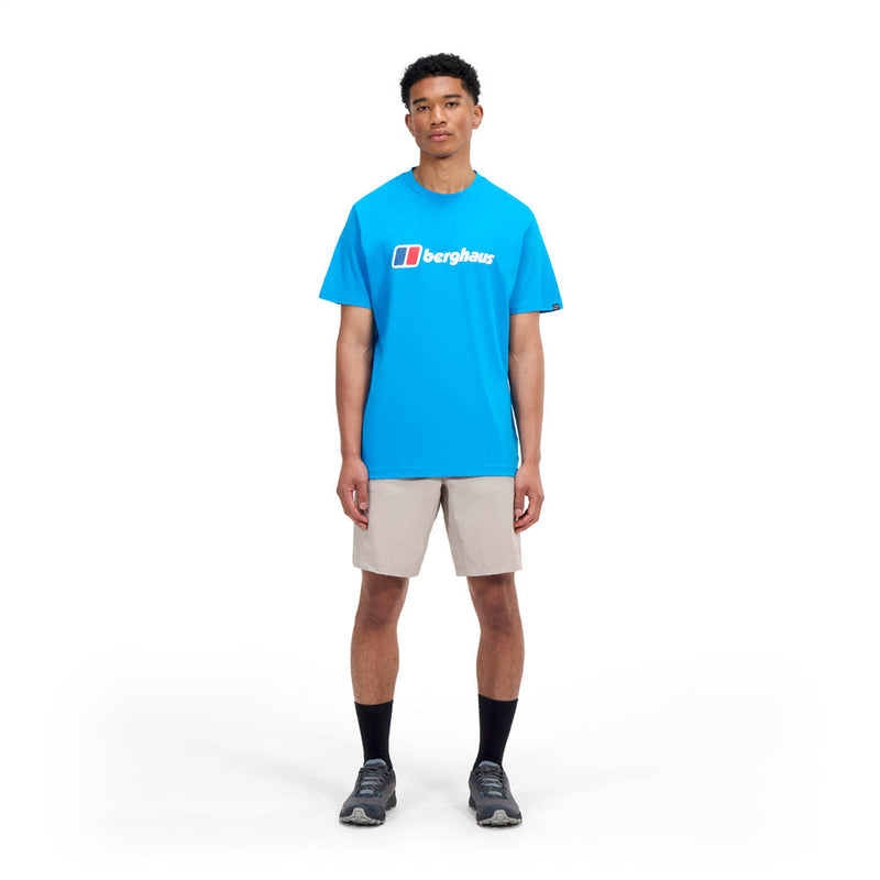 Berghaus Mens Class XL-Logo Tee Mountain Blue