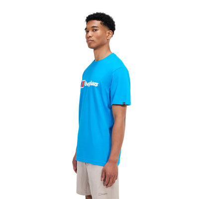 Berghaus Mens Class XL-Logo Tee Mountain Blue