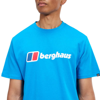 Berghaus Mens Class XL-Logo Tee Mountain Blue