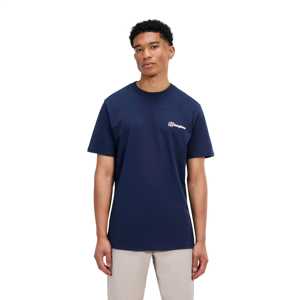 Berghaus Mens Front & Back T-Shirt Dark Blue