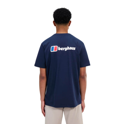 Berghaus Mens Front & Back T-Shirt Dark Blue