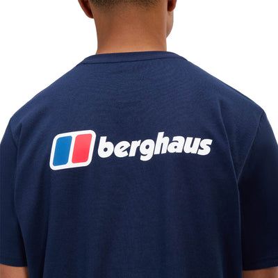 Berghaus Mens Front & Back T-Shirt Dark Blue