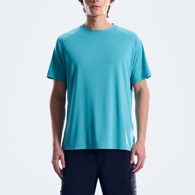 Berghaus Mens Ivyhill Tech Tee Super Stretch Crew Calgary Blue