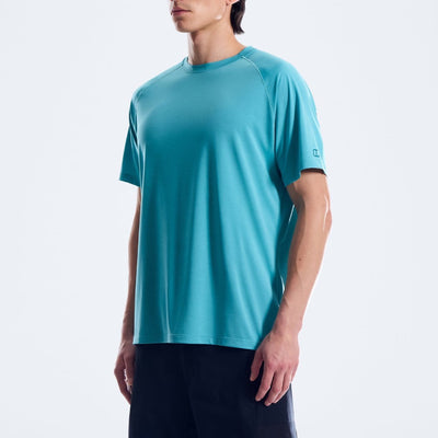 Berghaus Mens Ivyhill Tech Tee Super Stretch Crew Calgary Blue