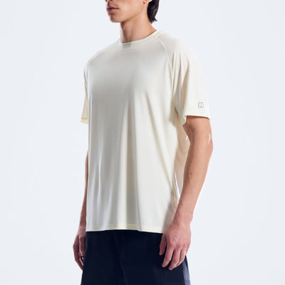 Berghaus Mens Ivyhill Tech Tee Super Stretch Crew Stratus Grey