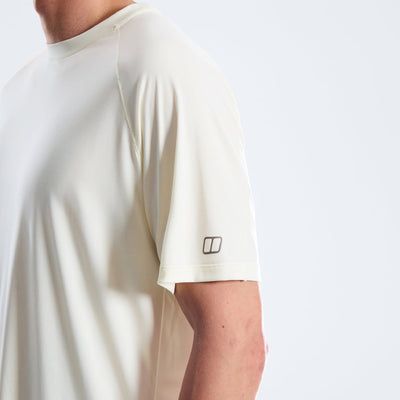 Berghaus Mens Ivyhill Tech Tee Super Stretch Crew Stratus Grey