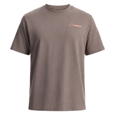 Berghaus Mens Moutain Matrix Graphic T-Shirt Volcanic Ash